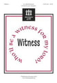 Witness Unison/Two-Part choral sheet music cover